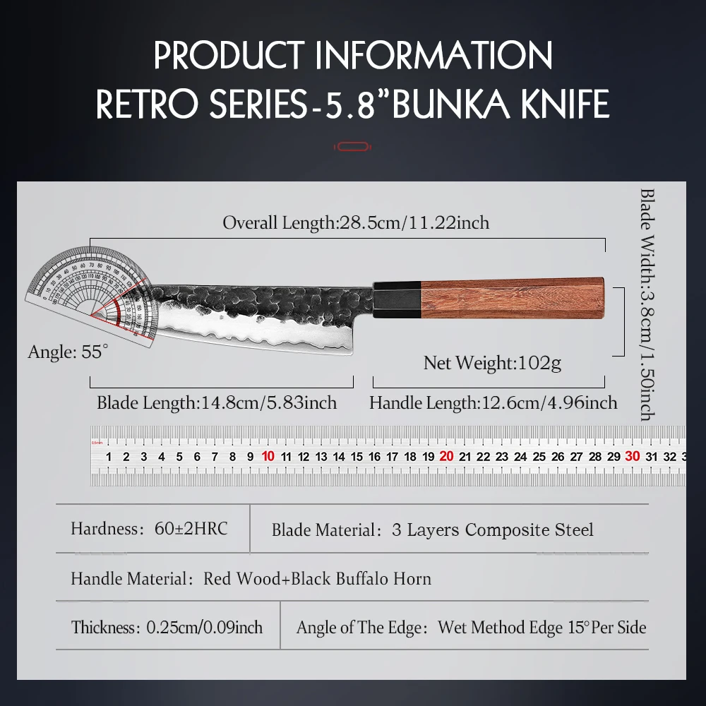 Hezhen 5.8" Bunka — photo 2