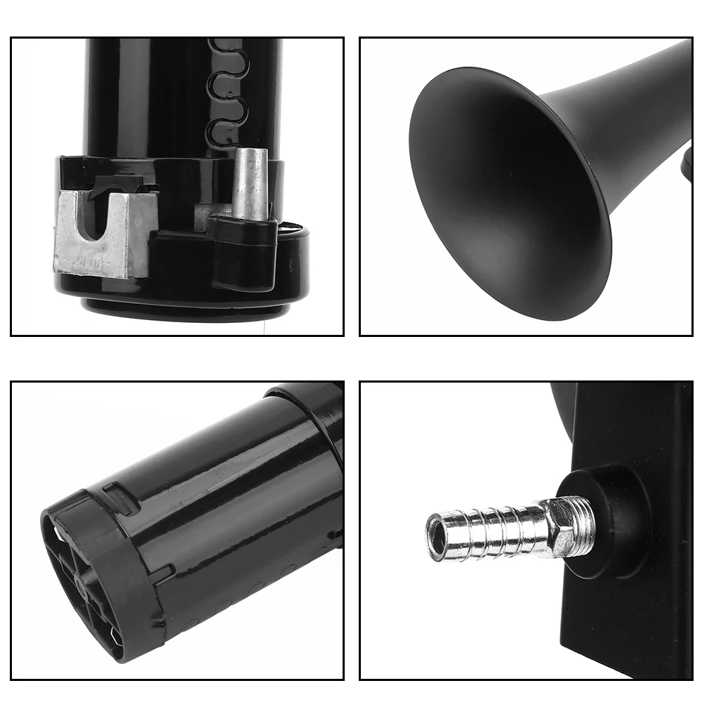 17inch 150DB Universal 12V For Car Truck Train Moto Single Trumpet Compressor Car Air Horn Super Loud 180 Hertz Horn