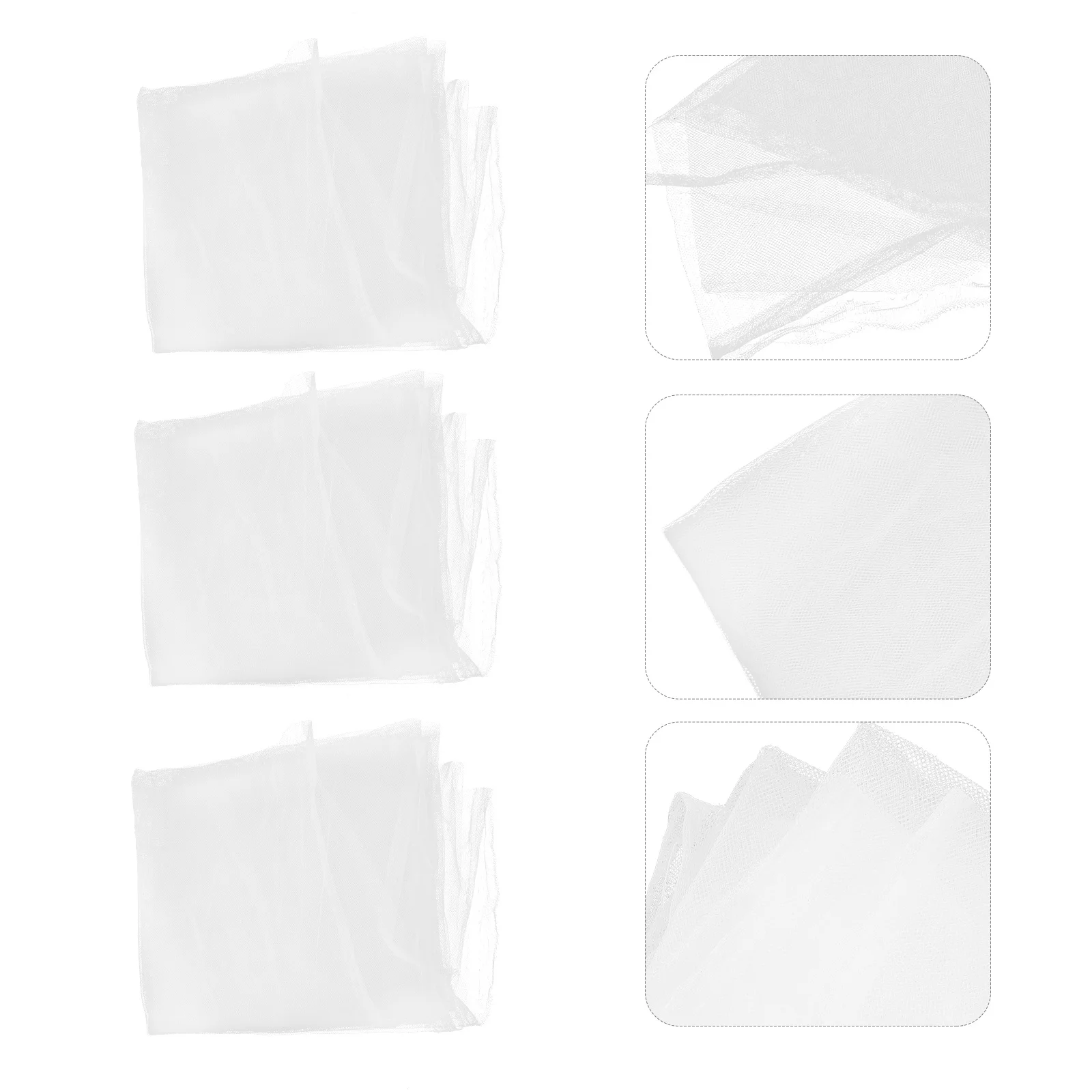 

3pcs Wool Tools Gauze For Needle Felting Craft Felting Tool Gauze Wet Felt Diy Supplies Handcraft Material Mesh