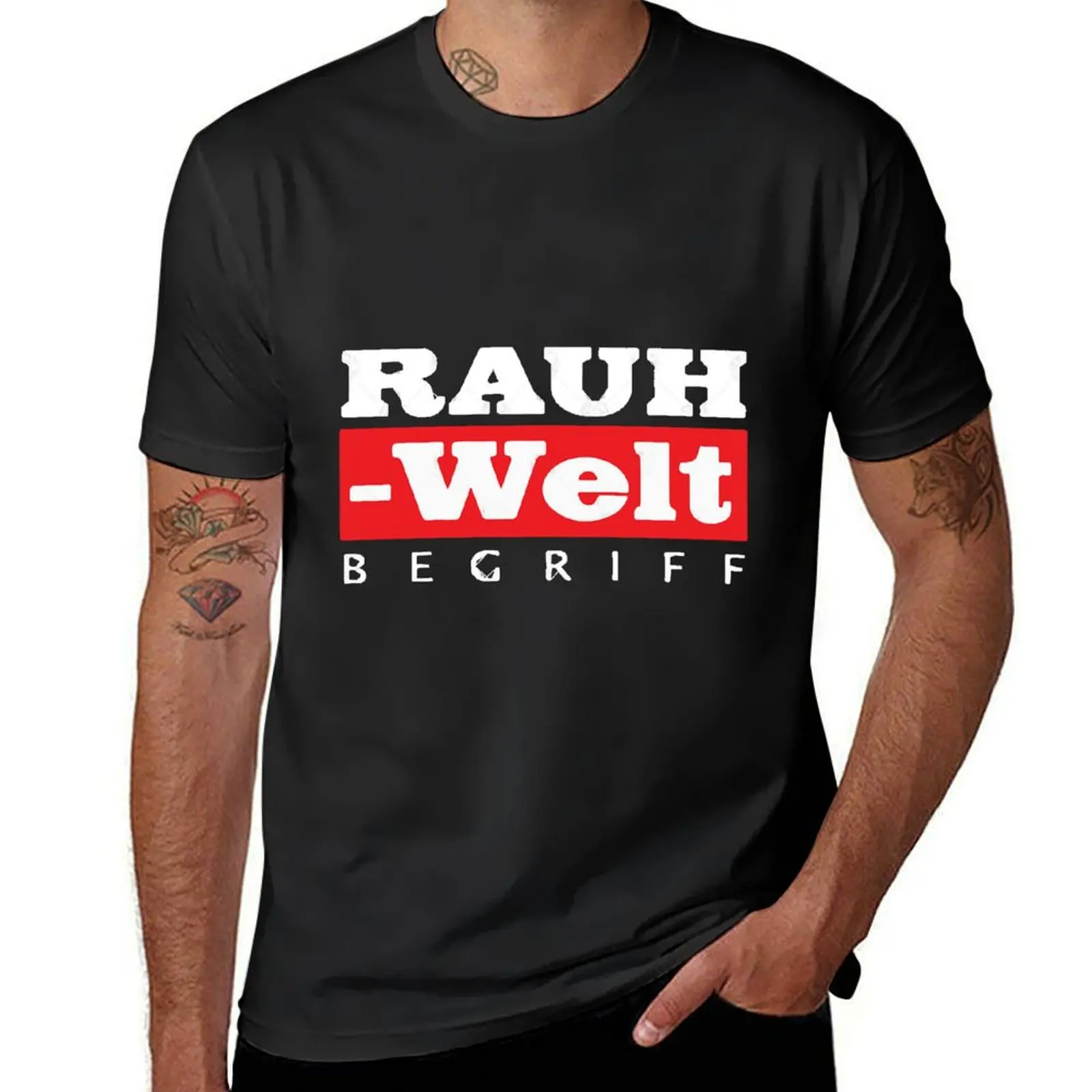 Rwb Rauh Welt Begriff 19 T-Shirt summer tops tees Men's t-shirt