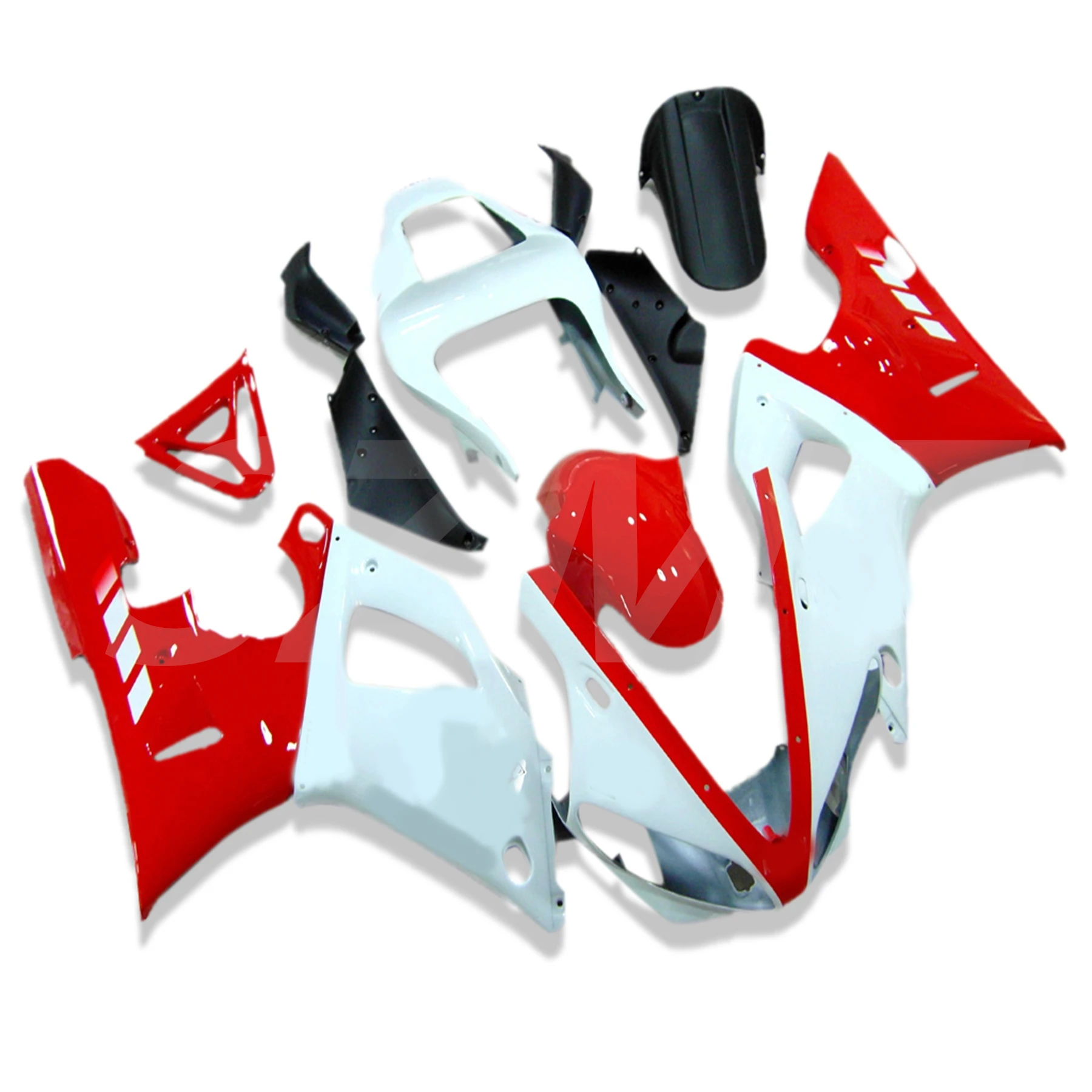 New Motorcycle Accessories Fixed Wing Fairing Small Wing Spoiler Aerodynamic Wing For YAMAHA YZF R1 R1M 2000 2001