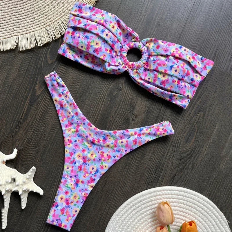 New Sexy Bikinis 2025 Swimsuits Women's Swimwear Push Up For Beach Swimming Wear Bathing Suits Brazilian Bikini Set Pool Bather