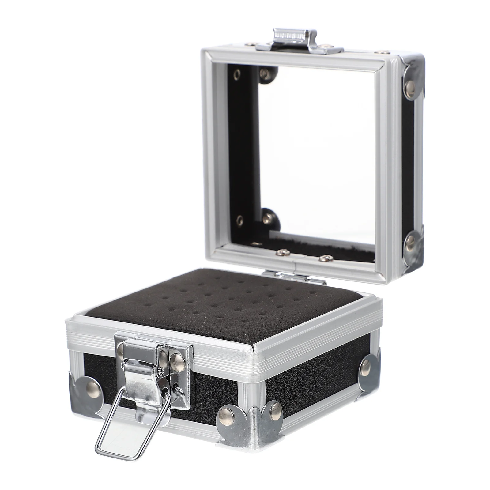 Organizador de Brocas para Unhas Profissional, Estojo de Acrílico Transparente para Armazenamento de Cabeçotes de Polimento de Arte de Unhas e Uso em Salão em Casa