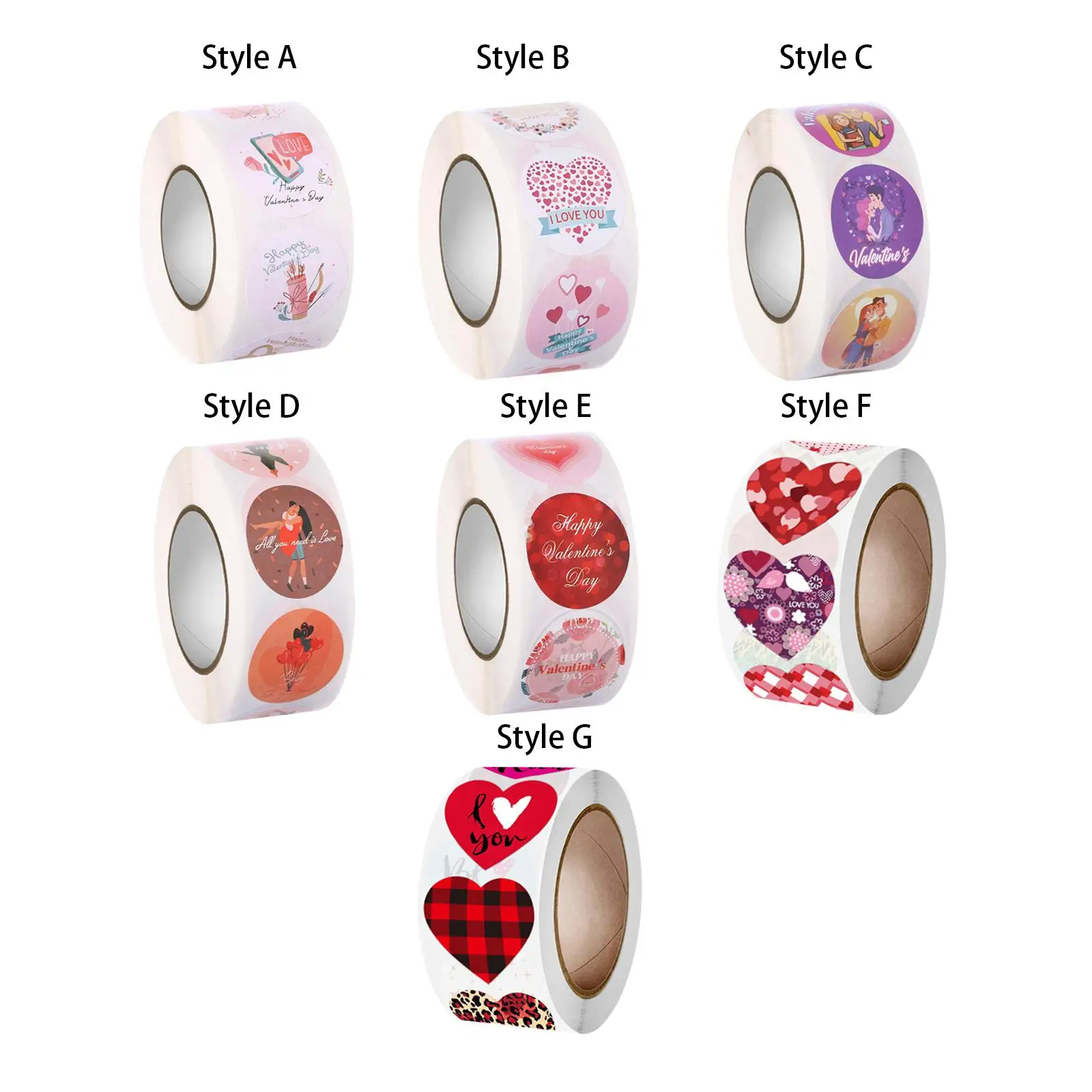 Valentines Day Stickers Roll Diary Stickers Wedding Invitation Stickers Envelope