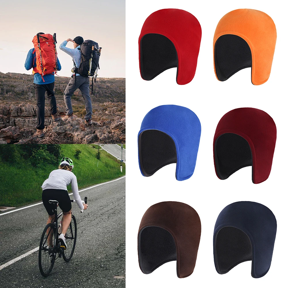 Hot Sale!Winter Outdoor Cycling Hat Polar Fleece Windproof Ear Protection Earmuffs Sports Headgear Warm Caps Hiking Riding Caps