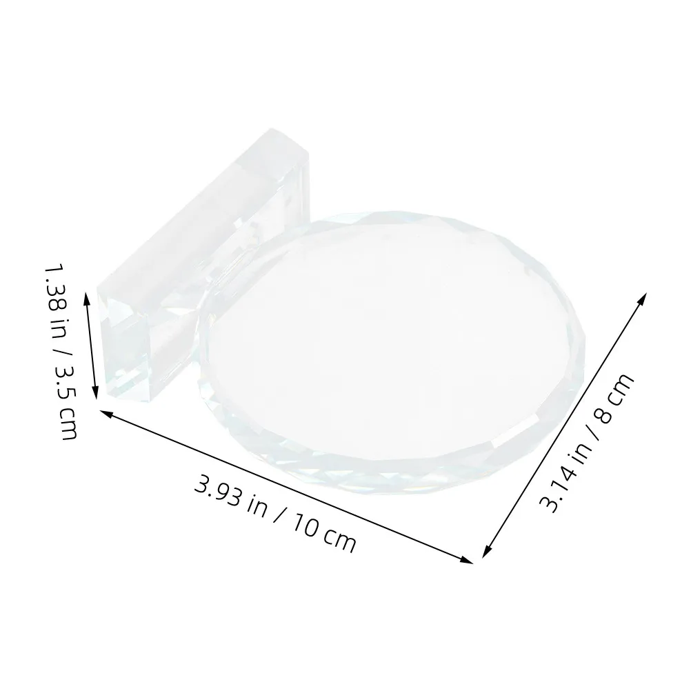 Crystal Glass Trophy Award Clear Design Ideal Corporate Events Sports Competitions Celebration Desktop Decor Prize