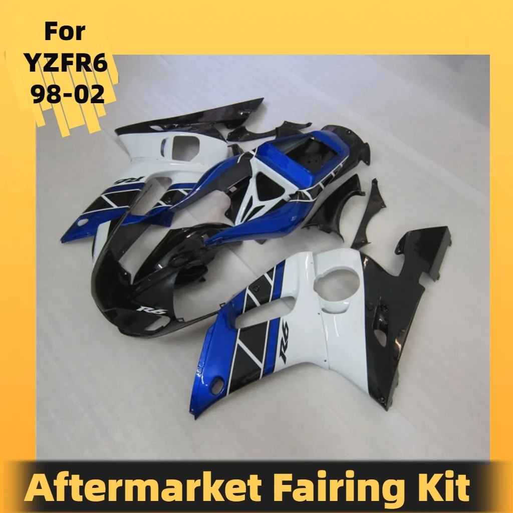 YZF R 6 1998 1999 2000 2001 2002 Prime Fairing Kit for Yamaha YZF R6 98 99 00 01 02 Motorcycle Customized Injection Fairings