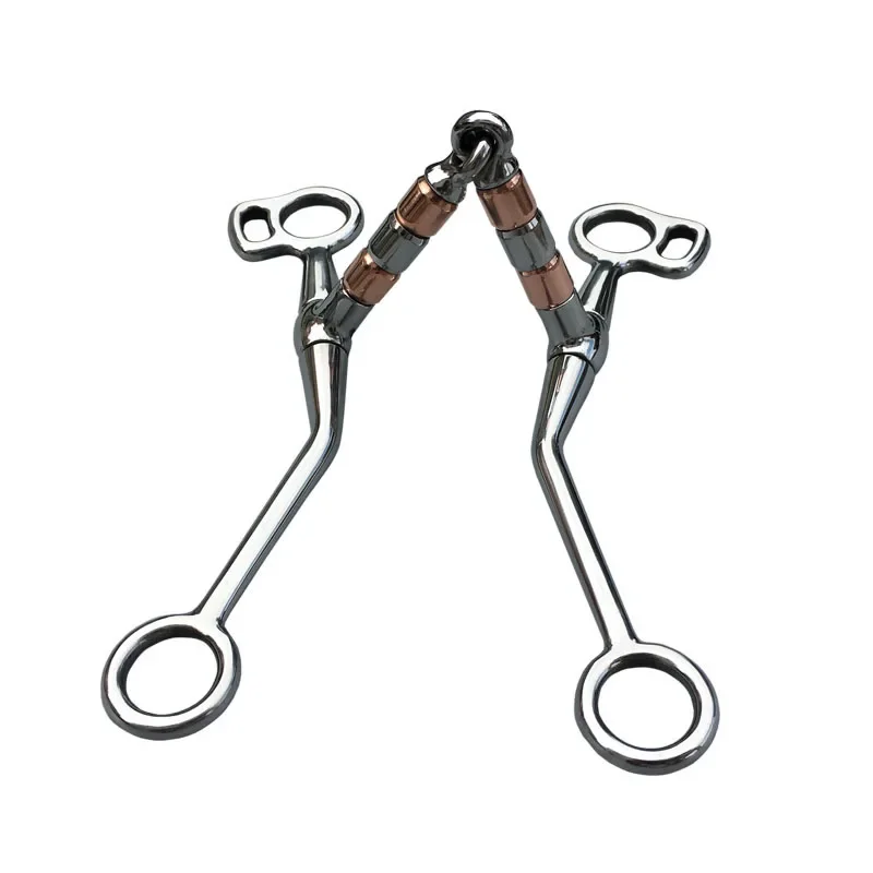

Stainless steel horse harness segmented copper roller armature horse bit 12.5 cm supplies