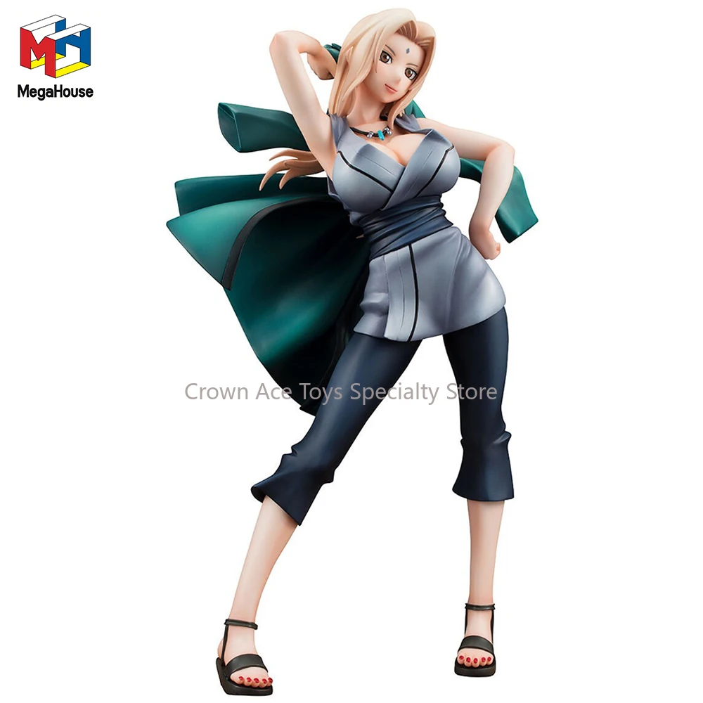 

Megahouse Naruto: Shippuden GALS Series Tsunade Reissue 20cm Anime Action Manga Figures Collectible Exquisite Model Trendy Toys