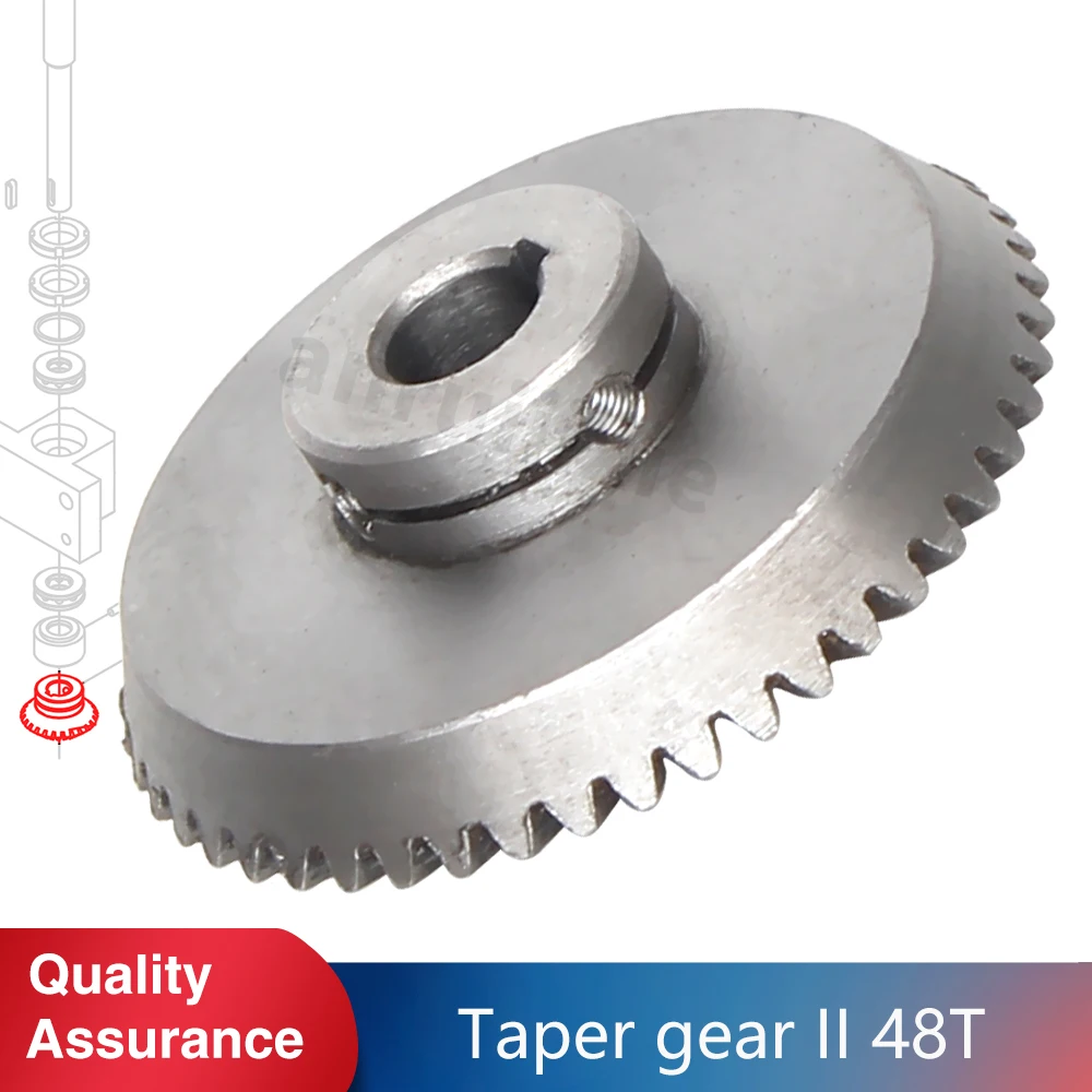 

Taper Gear 48T SIEG SX3-213&X3&JET JMD-3&BusyBee CX611&Grizzly G0619& G0463 Straight Bevel Gears