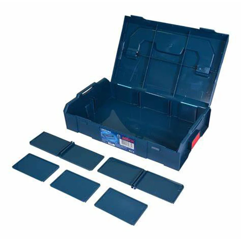 Imagem -02 - Bosch-portátil Stackable Ferramenta Case de Armazenamento Anti-drop Durável Toolbox Multipurpose Toolkit Toolbox Removível Compartimento Caixa