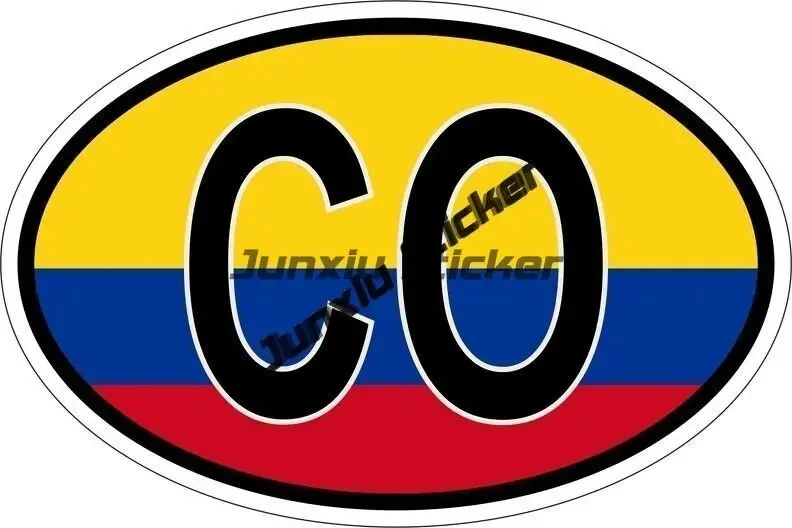 Colombia Coat of Arms Car Sticker Colombia Medellin Stamp Seal Sticker Decal Bogota City Coat of Arms Colombia Car Decal Decor