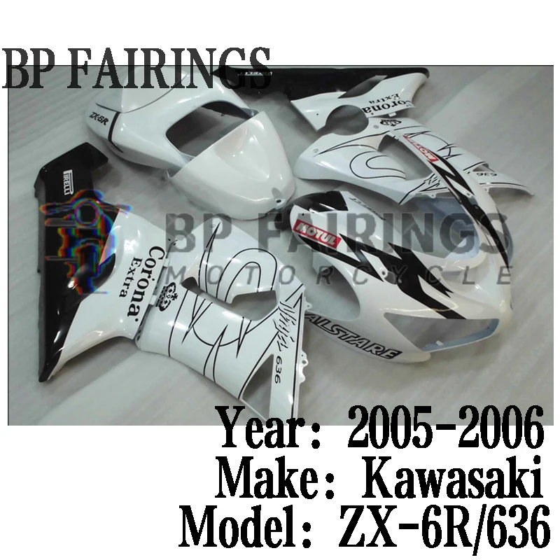 Fairing Kit for KAWASAKI ZX6R ZX-6R ZX-636 2005 2006 Bodywork Set High Quality ABS Injection