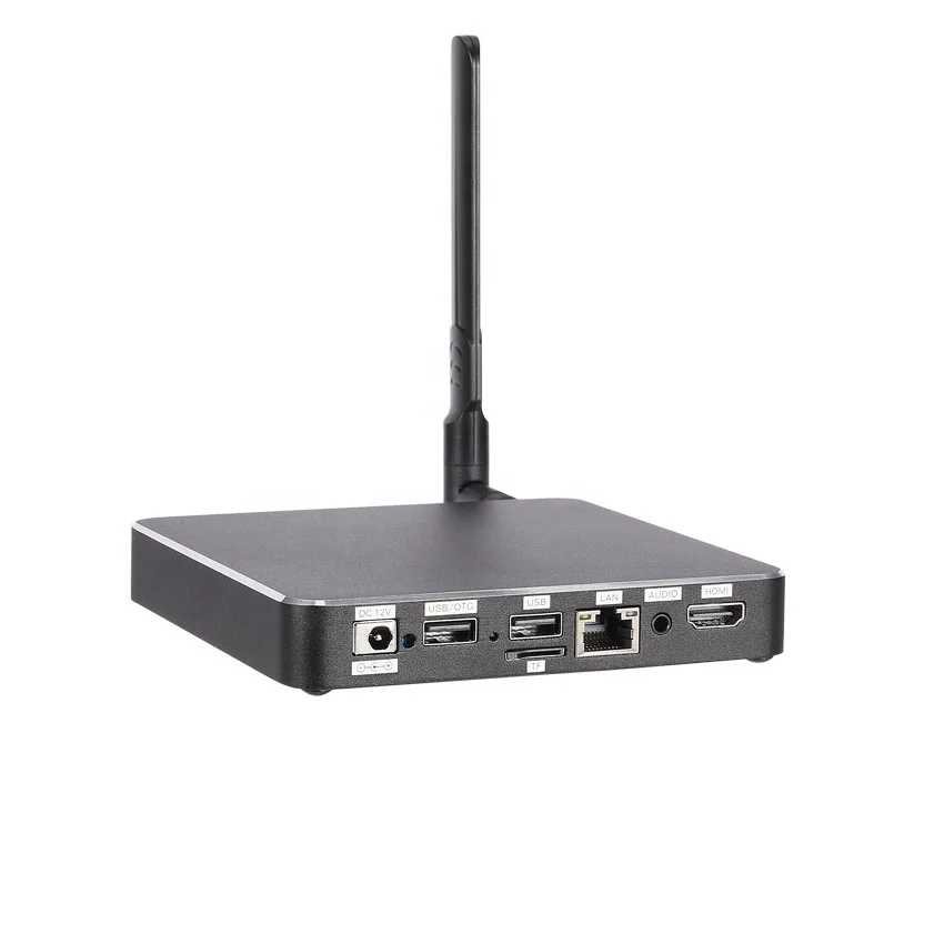 RK3288 UHD 4K 3840x2160 Network Digital Signage Player with server software