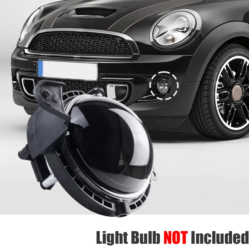 Front Left/ Right Fog Light Housing Shell Daytime Driving Light Cover 63172751295, 51112751295 For BMW Mini R55 R56 R57 R58 R59