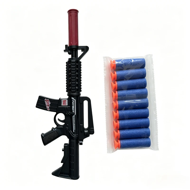 Soft Bullet Mini AK47 M4A1 Abschlagbare Spielzeugpistole Gewehr Shell Auswurf Spielzeugpistole Modell Kinder Weihnachtsgeschenke Spielzeug für Erwachsene – Detail 9