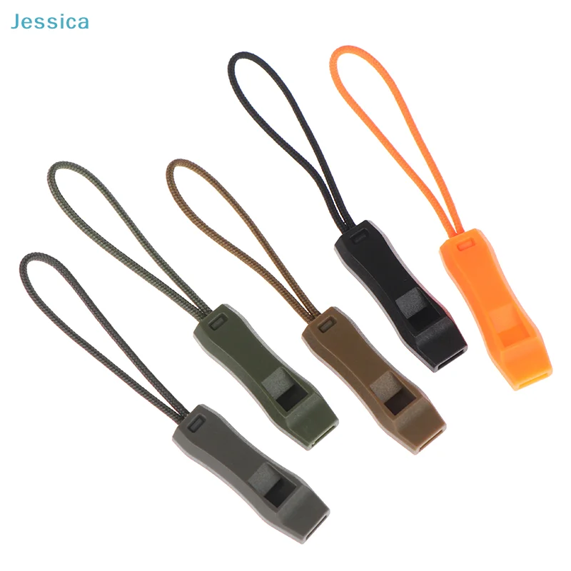 

♥Outdoor Whistle Pulling Rope - Multi-Color Plastic Whistle Lanyard for Camping, Hiking & Emergency Use