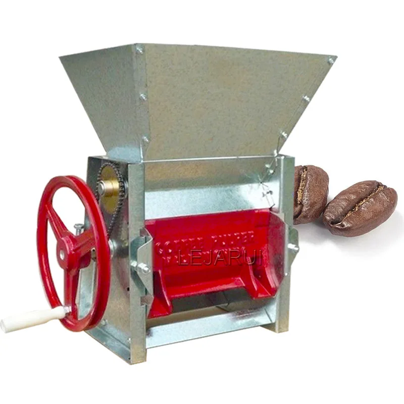 

Coffee Bean Pulper Sheller Machine Manual Coffee Beans Shelling Machine Cocoa Beans Peeling Machine Pulper Coffee Beans Husker