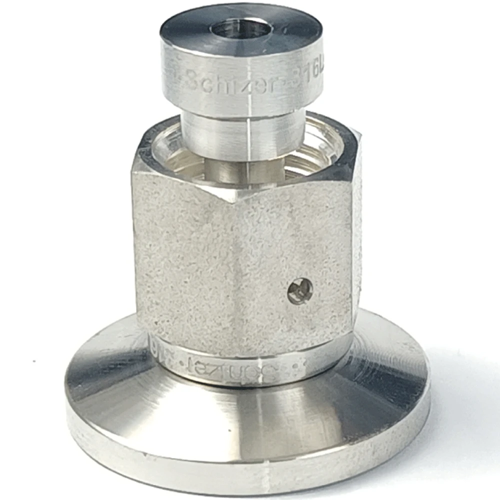 Kf/nw10/16/25/40/50 Vakuum flansch auf 1/4 "1/2" vco Stecker buchse sus316l Edelstahl rohr verschraubung verbinder kupplung – Detail 3
