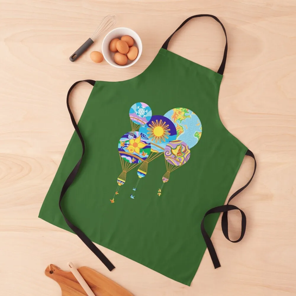 

Sunshine Seasons Apron kitchen gadgets for home useful pieces Home and kitchen products Hairdressing Apron