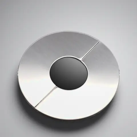 Faucet Stainless Steel Decorative Cover Split Stainless Steel Mixing Valve Round Ugly Smoke Pipe Air Conditioning Hole Cover