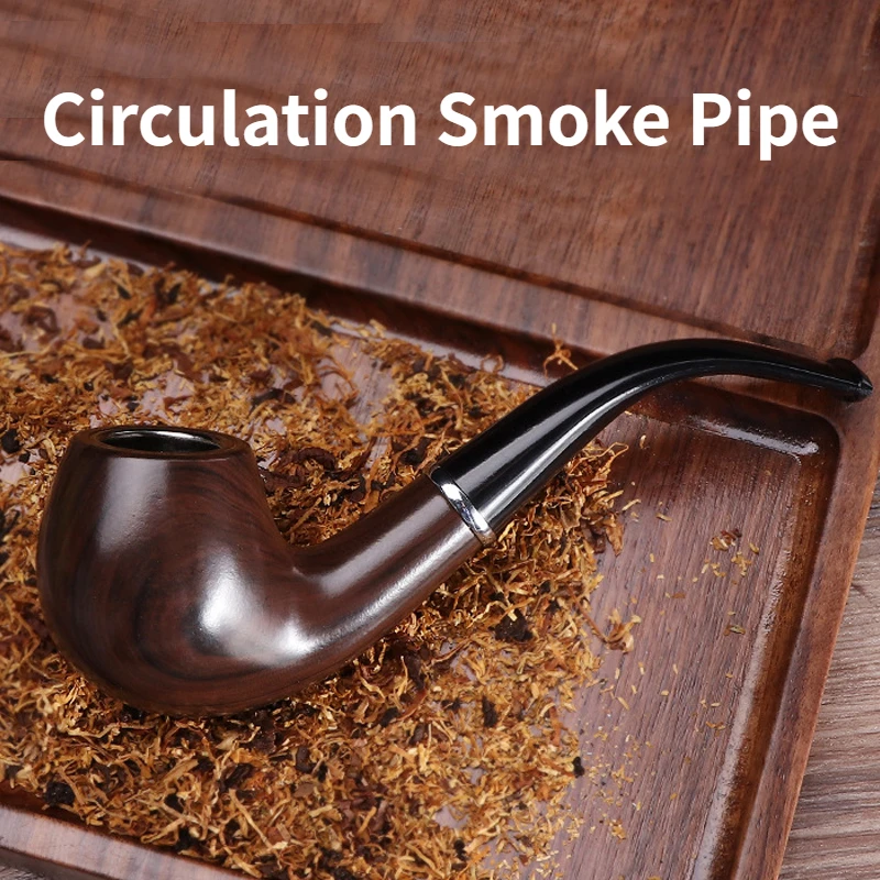 

High quality solid wood Smoke Pipe Microfilter Personal Cigarette filter Reducing Tar Washable Tobacco Pipe smoking accessories