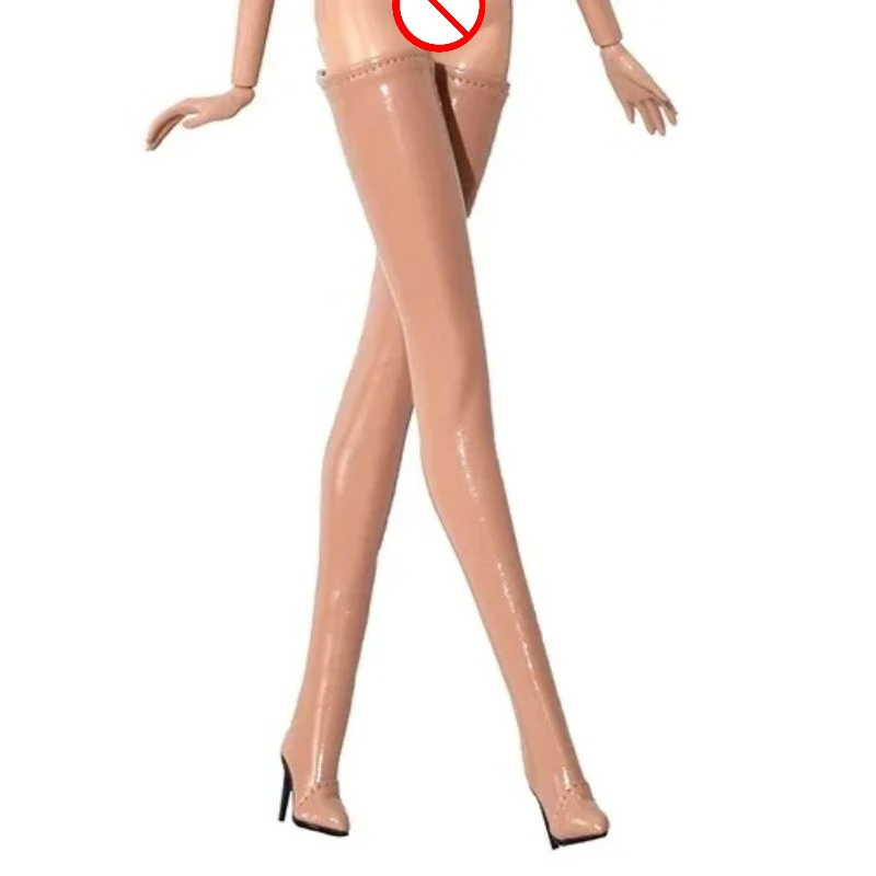 

1/6 Scale Female Action Figures Pointed High Heels Knee High Boots Shoes Model Fit FR2 Nu.face FR Poppy Parke Body Hobbies