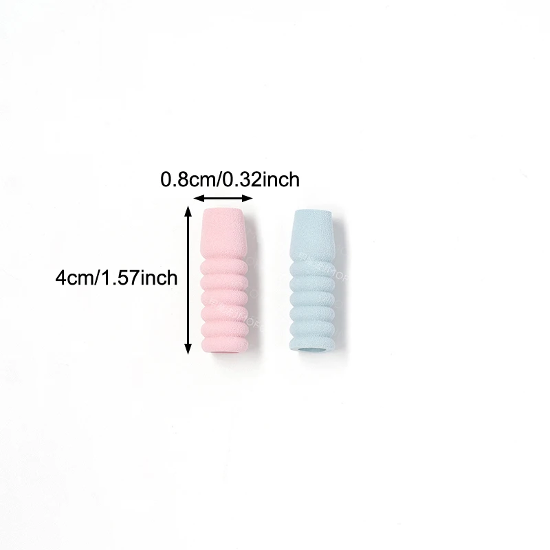 Manchon de protection pour Nail Art, ciseaux pour peau morte, capuchon de main, couvercle de pince pour ciseaux à cuticules, Kit d'outils de manucure et de pédicure, 6 pièces