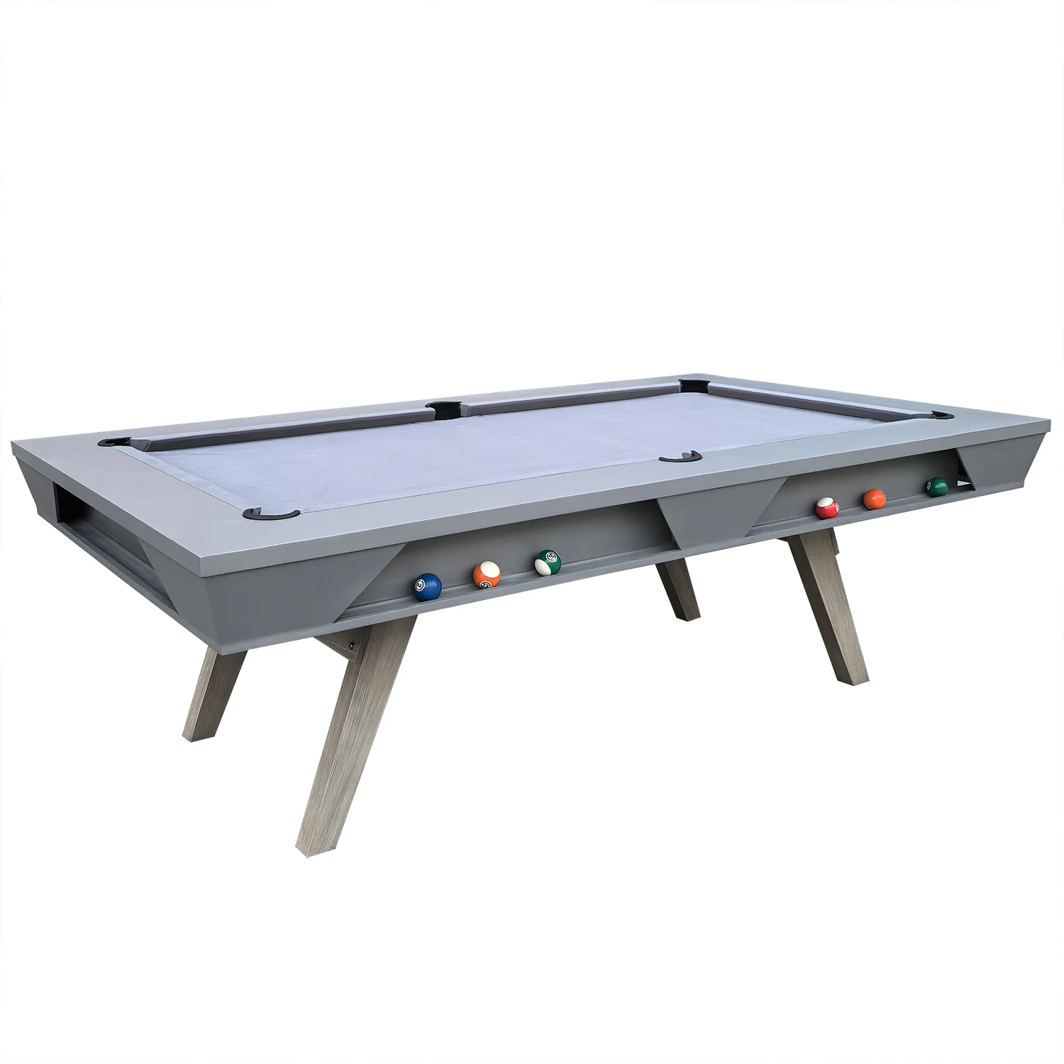 Factory Sell Newest 9FT Fashionable Morden Design Multi Colors Cloth Billiard Pool Table