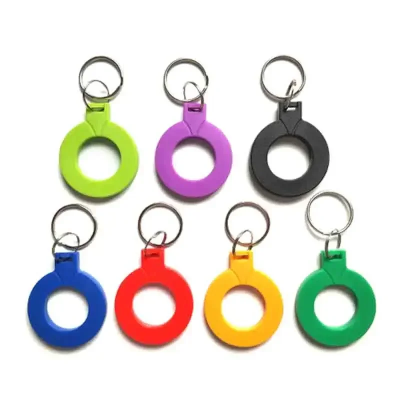 5/10pc UID Rewritable GEN1 Key Fob 13.56MHz Keychain RFID Ring Tag NFC 1K S50 Duplicator Copy Token ISO 14443A Sector 0 Writable