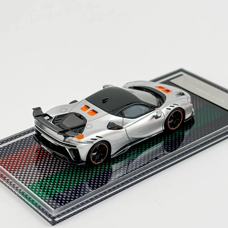 Diecast Metal Supercar Modelo, U2 1/64 SF90XX, Stradale Edição Limitada, Liga de Brinquedo, Veículo Motorizado, Presentes