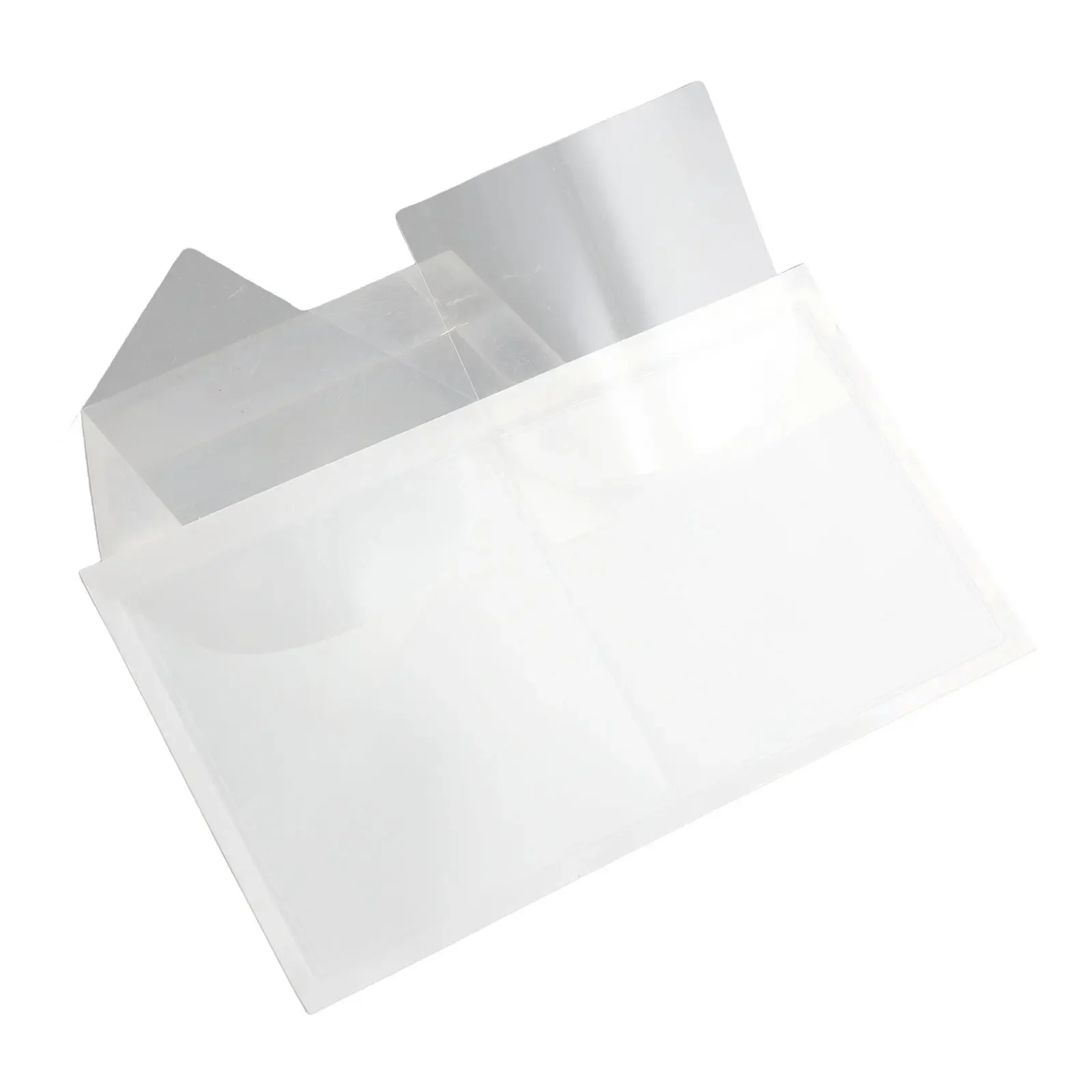 

2pcs Car Backed Windscreen Ticket Holder For Parking Permit 90x90mm Of Clear / Transparent Backed Square Car Parking Permit Hold