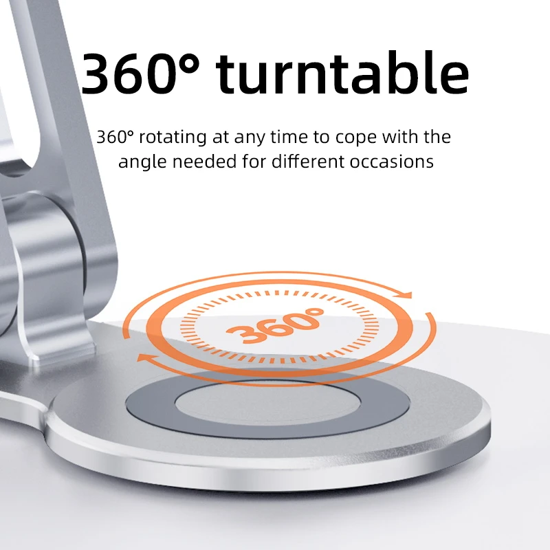Mini Artpowers 360° Rotation Metal Desk Tablet  Stand Holder Support for iPad Apple Huawei Kinder Laptop Notebook Accessories