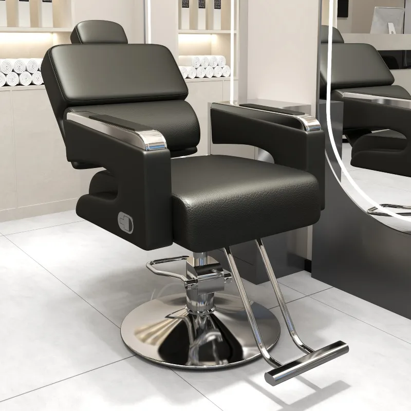 Nordic Luxury Barber Chair Tattoo Styling Makeup Waiting Barber Chair Shampoo Equipment Banco Con Ruedas Commercial Furniture
