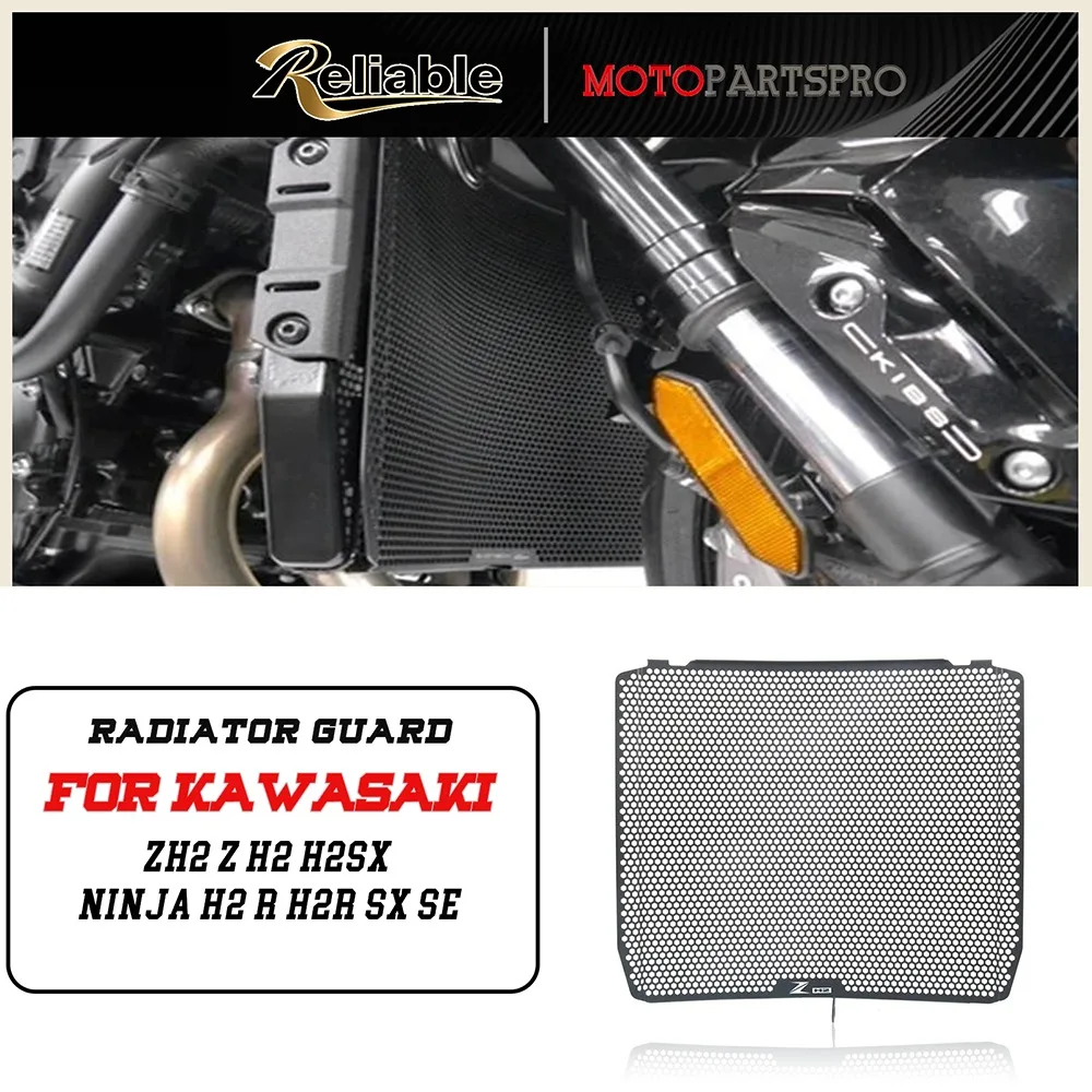 

Motorcycle Radiator Grille Cover Guard Protection Protetor Radiator Guard h2 NEW For KAWASAKI ZH2 Z H2 H2SX Ninja H2 R H2R SX SE