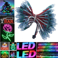 50pcs WS2811 2811 IC RGB Full Color 12mm Pixels Digital Addressable 5V Dream Color LED Pixels Module IP68 Waterproof Light