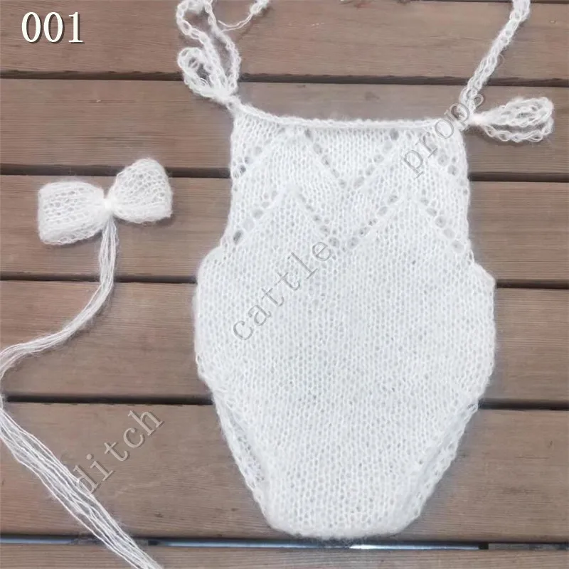 Newborn Photography Props Pants Baby Clothing Hand-Knitted Mohair Rompers