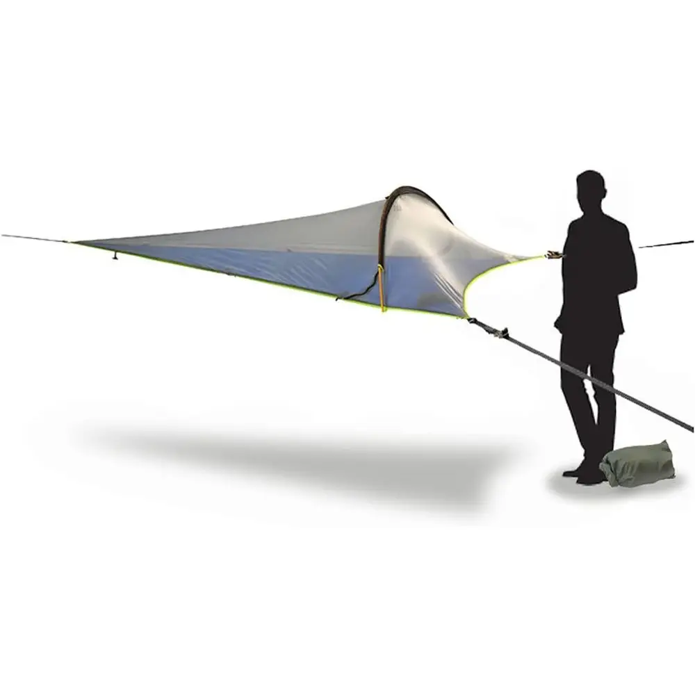 

UNA V3 Solo Tree Tent Hammock, 1-Person acity, Anti-Roll System, Ratchet and Straps Included, Portable Tree House Shelter, Desig