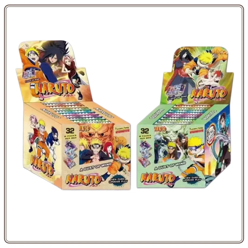 Original English Version Dragon Ball Demon Slayer One Piece in Stock Anime Cards Games Valentines Card Manga Carte Collectible