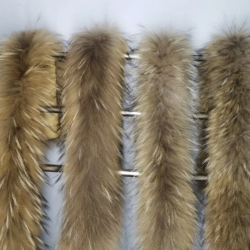 

Натуральный меховой воротник-аксессуар универсальный, увеличенного размера, для пуховиков и шапок, из натурального меха, для женской одежды