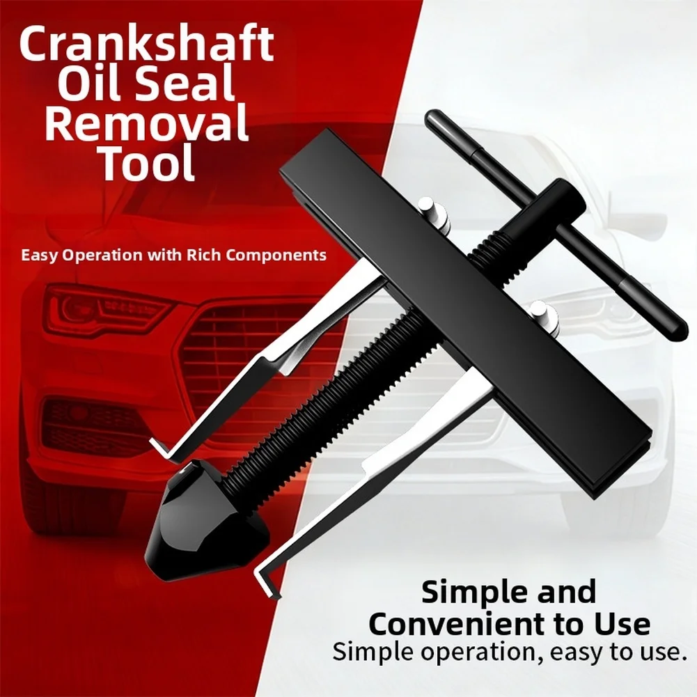 Engine Crankshaft Oil Seal Service Tool Kit Featuring Screw Driven Mechanism for Precise Seal Removal and Installation Tasks