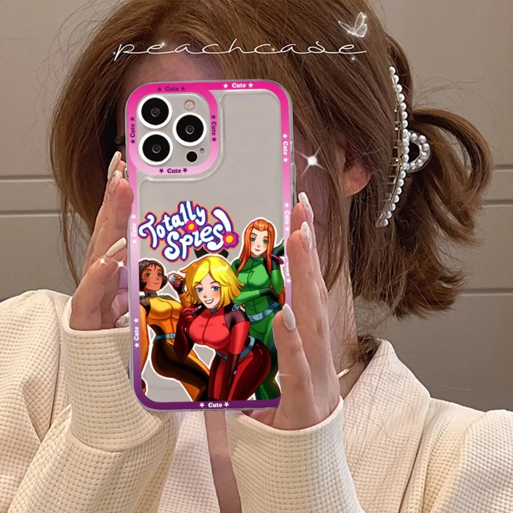 Totally Spies Phone Case For Samsung S 20 21 22 23 lite plus ultra Clear Mobile Cover Funda