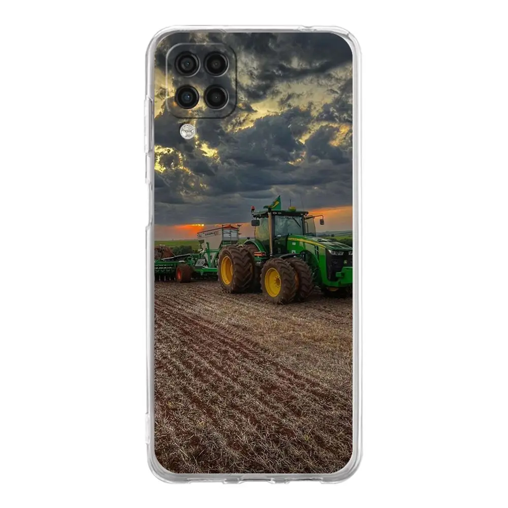 Phone Case For Samsung A54 A52 A50 A70 A10 A30 A40 A20S A20E A02S A12 A14 A22 A24 A42 A34 A32 5G A04s Cover Farm Vehicle Tractor