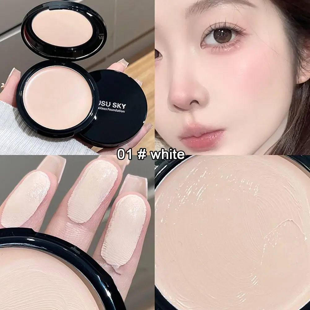 Soft Focus Cream Foundation Palette Silky Texture คอนซีลเลอร์ให้ความชุ่มชื้นแต่งหน้าติดทนนานความหมองคล้ํา Brightening Modifying