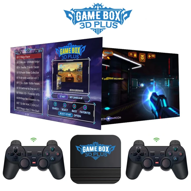 GAME Box i3S 3D plus Video Game Console Dual System Multiple