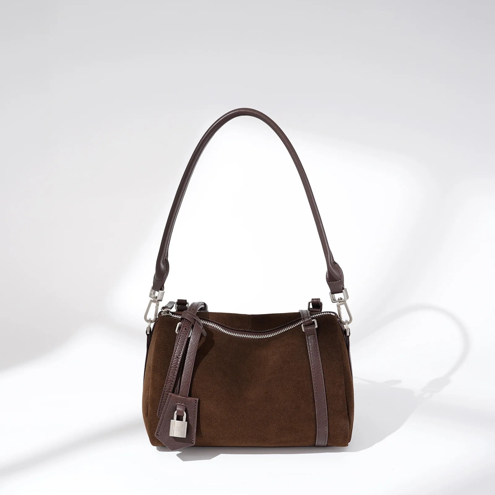 

New Vintage Commute Style Women Shoulder Bag First Layer Cowhide Material Fashion Versatile Crossbody Daily Bag
