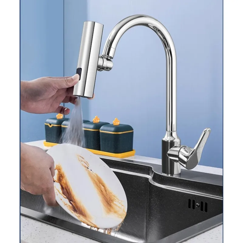 

EYFL-Kitchen Faucet Nozzle Multi-Function, ABS Material, 3-Spray Modes, Rotatable Design, Cold& Hot Water