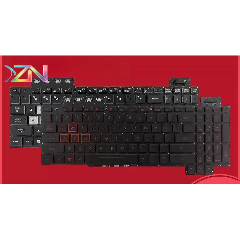 For ASUS FX80G FZ80G ZX80G FX504 FX505 FX507 FX86S/F FX95 keyboard no backlight