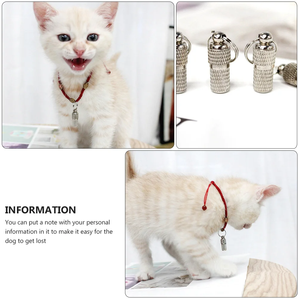 

4pcs Address Durable Waterproof ID Tags for Pet Id Tags Dog Personalized Pet Personalized Dog Charms Supplies