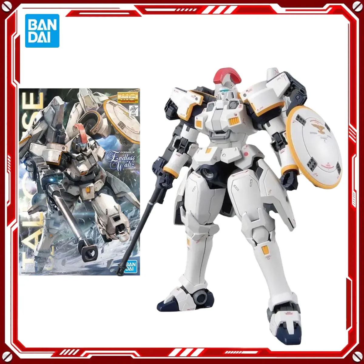 

Bandai натуральная аниме-модель Gundam, комплект Tallgeese Toy MG 1/100 OZ-00MS Gunpla, экшн-фигурка, сборная модель, Рождественский подарок